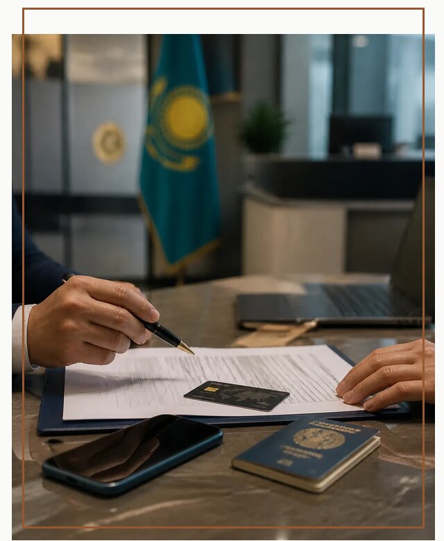 Открытие счета и банковской карты в Казахстане в Валуйках